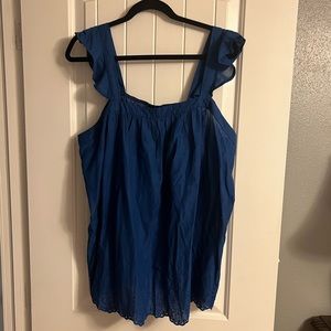 NWT Lane Bryant Blue Tank